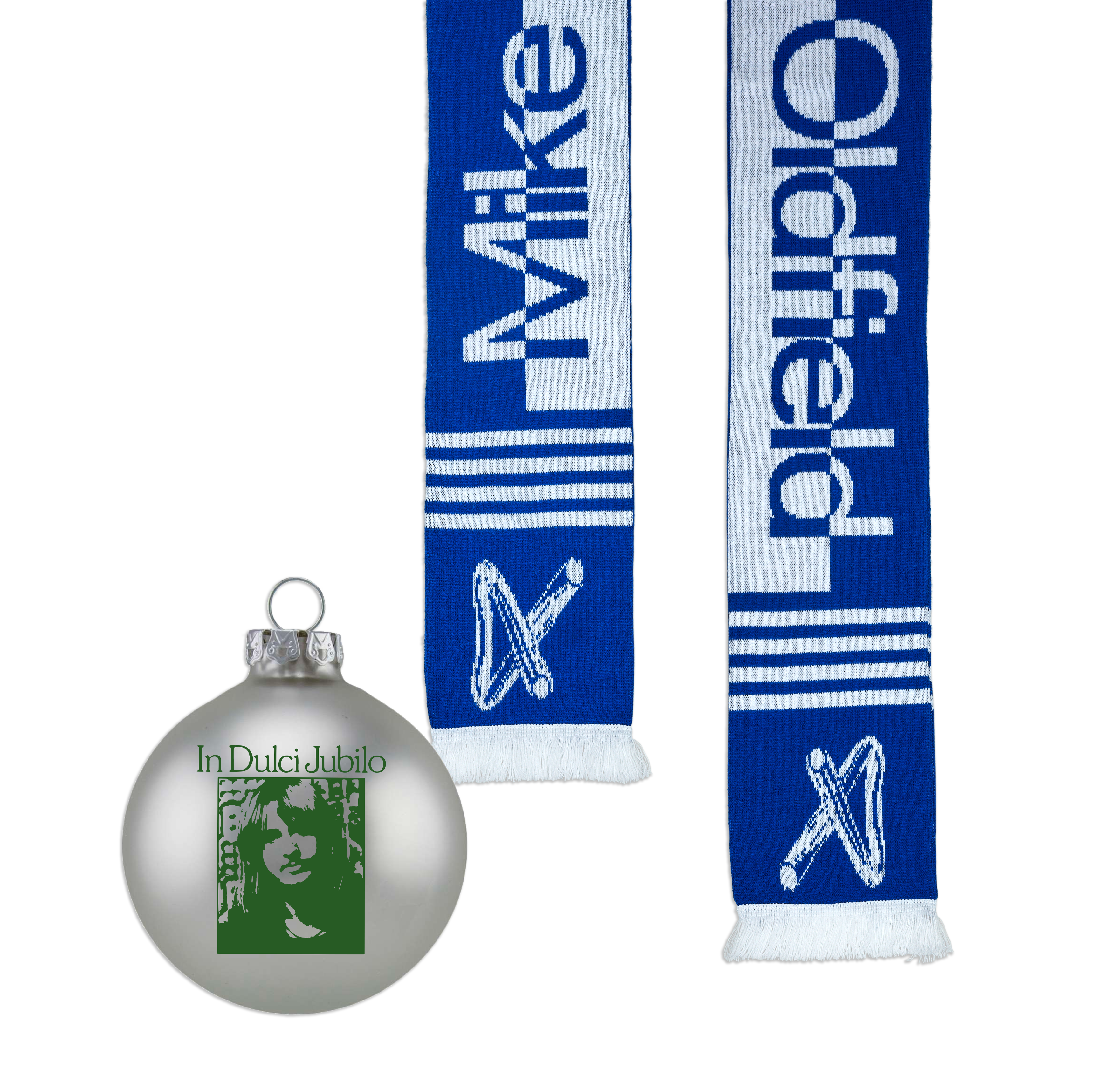 Official In Dulci Jubilo Christmas Bauble  + Official Tubular Bells Scarf
